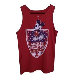 DIsney MICKEY MOUSE Tank Top SMALL Mickey TImeless